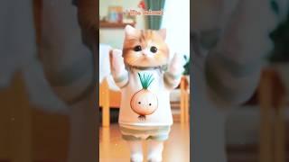 Onion Cat Dance #cutecat #catdance #cute