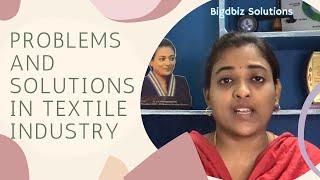 Problems and Solutions in Textile industry - garments, apparel- via ERP textile software