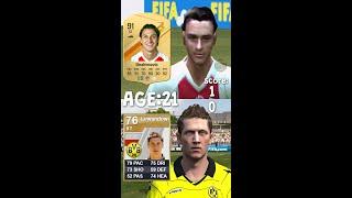 IBRAHIMOVIC vs LEWANDOWSKI at every age in FIFA! #fc24 #fifa #eafc24 #ibrahimovic #lewandowski