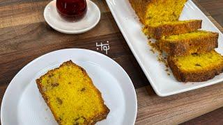 کیک زعفران و گردو به همراه نواب - saffron and walnut cake by navab