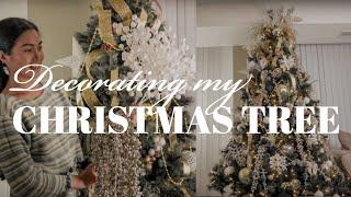 STEPS TO CHRISTMAS TREE DECORATING | WITH RIBBON | reesewonge