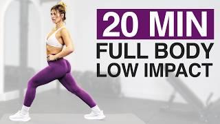 20 MIN FULL BODY WORKOUT - Do This Every Morning! (Low Impact, At Home)