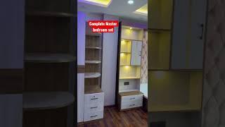 Modular furniture,Modular bedroom set price,bedroom interior design,Wardrobe for master bedroom,bed