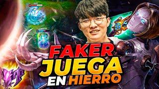 ¡FAKER JUEGA CONTRA HIERROS EN EUW! ¿WTF RIOT? 