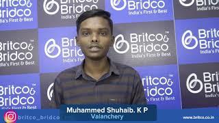 Muhammed Shuhaib. K.P | Pass out from Britco | Now @ Dubai