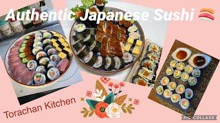 How  to make Authentic Japanese Sushi,Norimaki Temaki Sushi   August 6, 2021