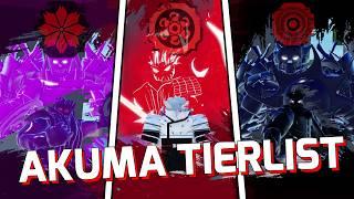 ALL AKUMAS *WORST TO BEST* | Shindo Life Tierlist