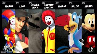 Pomni vs Scout vs Oogie Boogie vs McDonald vs Woody Woodpeaker vs Toucan Sam vs Mickey Mouse