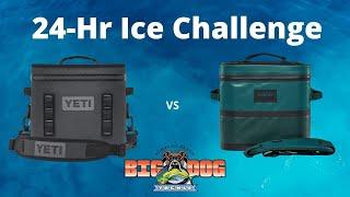 YETI VS. IGLOO SOFT COOLER 24-HR ICE CHALLENGE - BIG DOG TACKLE