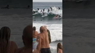 Surfers' Nightmare: Crowded Waves #shorts