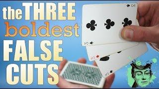 How to false cutting cards for gambling, card games and poker cheats! Fake cuts for magic tricks!