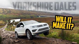 Can you OFF-ROAD an R-LINE VW TOUAREG 4x4?  Yorkshire Dales Green Laning