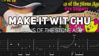 Queens Of The Stone Age - Make It Wit Chu (Guitar lesson with TAB)