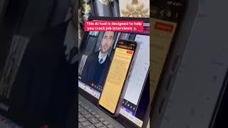 Using AI for job interviews while eating?