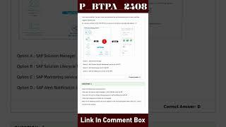 P_BTPA_2408 Exam Questions | SAP Certified Professional - Solution Architect - SAP BTP Exam