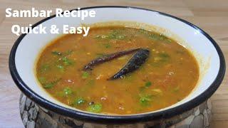 Quick and easy south Indian Sambar recipe | South Indian Lentil Vegetable Stew