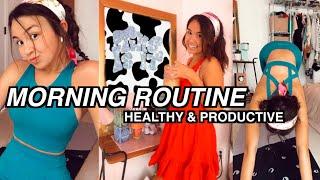 online school morning routine *in quarantine* | PRODUCTIVE & HEALTHY