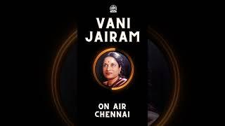 From memories - Vani Jairam extending wishes to AIR Chennai on 82nd Foundation Day