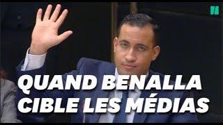 Benalla critique les médias (mais les cite quand ça l'arrange)