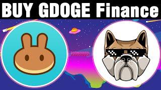 How to Buy GDOGE Finance Token Coin Crypto on Pancakeswap (Trustwallet)