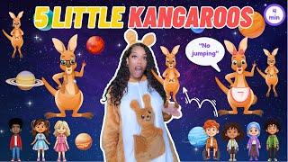 5 Little Kangaroos Jumping On The Bed| Learning with Ms Houston