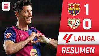 BARCELONA NUEVO LÍDER. GANÓ 1-0 al Rayo Vallecano. Supera al Real Madrid y al Atlético | La Liga