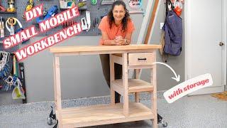 How To Build a Simple Workbench With Storage for Small Shops | Plans