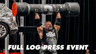 FULL LOG PRESS EVENT | 2023 STRONGEST MAN ON EARTH