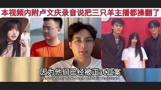 （内附）三只羊最新录音非常炸裂！北京压下来后，小杨哥大杨哥已经“进去”交代问题！统战部来的新安徽省委书记目标明确，清除地方势力！三只羊的“三俗”行为严重破坏中国特色社会主义市场经济，核心价值观！