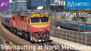 Trainspotting at North Melbourne (Part 1/2)