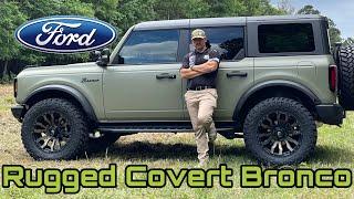 RUGGED 2022 Ford Bronco Wildtrak Sasquatch Covert Edition Custom Review