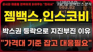 [젬백스,인스코비 주가전망] 박스권 등락으로 지지부진한 진짜 이유."가격대, 꼭 기준잡고 대응하자"