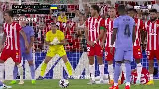 David Alaba  spectacular Free-kick Against Almeria #realmadrid #football