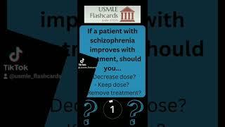 How Long Should Schizophrenia Treatment Last? #USMLE #Schizophrenia #Psychiatry #Treatment