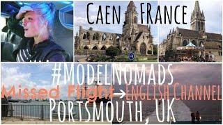 #ModelNomads | Portsmouth to Caen by Ferry | Missed Flight!