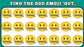 HOW GOOD ARE YOUR EYES #063 | Find The Odd Emoji Out | Emoji Puzzle Quiz | #quiz