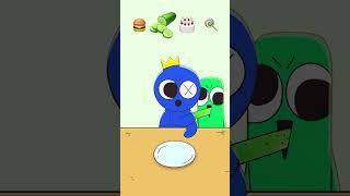 Emoticon mukbang #roblox #rainbowfriends #shorts