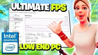 HOW TO BOOST FPS & FIX LAG IN FORTNITE! - FIX FPS DROPS &  STUTTERS(LOW END PC/LAPTOPS)