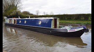 SOLD - Quaintrelle, 57'6" Reverse Layout Semi-Trad 2014 Tyler Wilson/Oakcraft Narrowboats