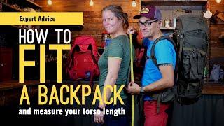 HOW TO FIT A BACKPACK AND HOW TO MEASURE TORSO SIZE | EXPERT ADVICE