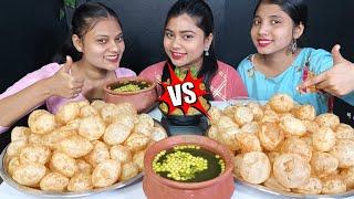 200 Golgappa In Just 5 Minute Challenge | Spicy Matka Golgappa | Spicy Unlimited Pani Puri Challenge