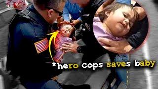 Hero Cops Saves Choking Baby #cops