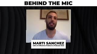 Marti Sanchez, host of Podium Stories | Episode 1 | Behind the Mic