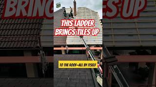 Roofing Material Conveyor Ladder – Smart Tile Lifting Machine for Roof Installation Technology