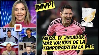 Lionel Messi MLS MVP. Leo ganó el JUGADOR MÁS VALIOSO de la temporada 2024 ¿Lo merecía? | Exclusivos