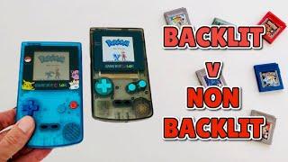 Gameboy Color - IPS V2 Backlit versus Standard LCD Screens