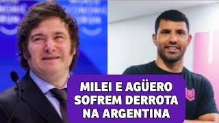 Javier Milei e Agüero sofrem derrota na tentativa de privatizar futebol da Argentina