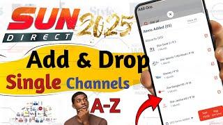 Sun Direct Single Channel Add & Remove | Sun Direct Add Channel | My Sun Direct App