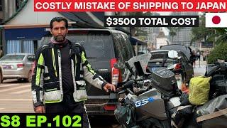 Shipping My Motorcycle to Japan Was a Costly Disaster  S8 EP 102 | Pakistan to Japan