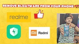 REMOVE BLOATWARE(UNWANTED APPS) FROM YOUR PHONE WITHOUT ROOT | #MDTVLOGS